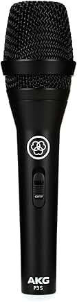 High-Performance Cardioid Vocal Microphone with On/Off Switch