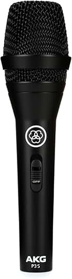 High-Performance Cardioid Vocal Microphone with On/Off Switch