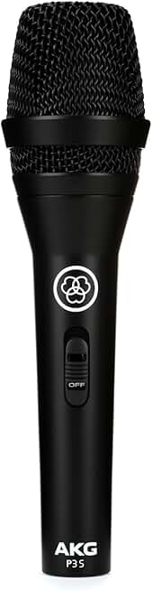 High-Performance Cardioid Vocal Microphone with On/Off Switch