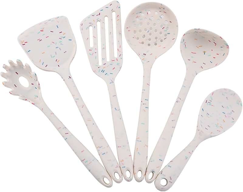 Six-Piece Heat-Resistant Silicone Kitchen Utensil Set