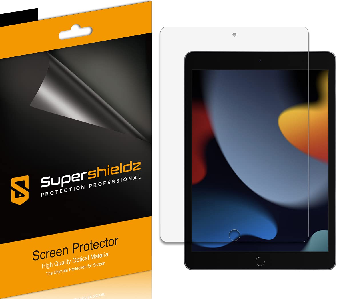 (3 Pack) Designed for Apple New iPad 10.2 inch (9th/8th/7th Generation, 2021/2020/2019) Screen Protector, High Definition Clear Shield (PET)