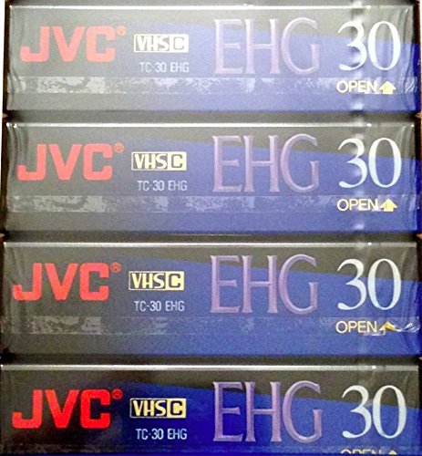 EHG (Extra High Grade Compact) 30 VHS C 4 Pack