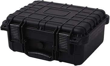 Black protective case for cameras and optics