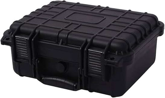 Black protective case for cameras and optics