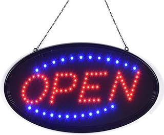 LED Open Sign with Bright Flashing Light