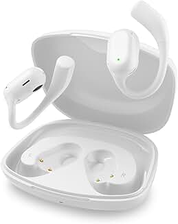 Open-ear headphones with 40-hour playtime and noise cancellation