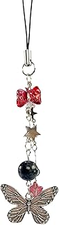 Cute Y2K Phone Charms with Strawberry Butterfly and Star Designs