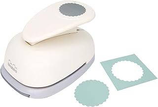 3-inch scalloped circle craft punch for paper and scrapbooking