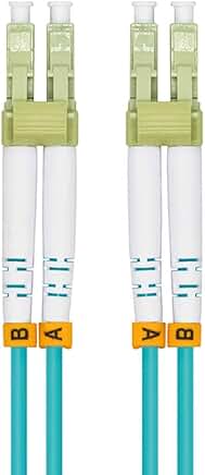 30M 10G OM3 Duplex Fiber Optic Patch Cord