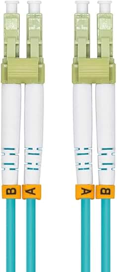 30M 10G OM3 Duplex Fiber Optic Patch Cord
