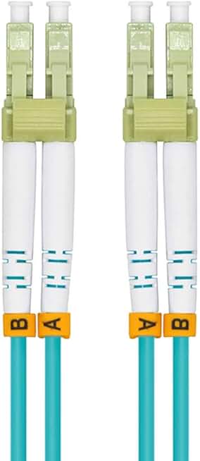 30M 10G OM3 Duplex Fiber Optic Patch Cord