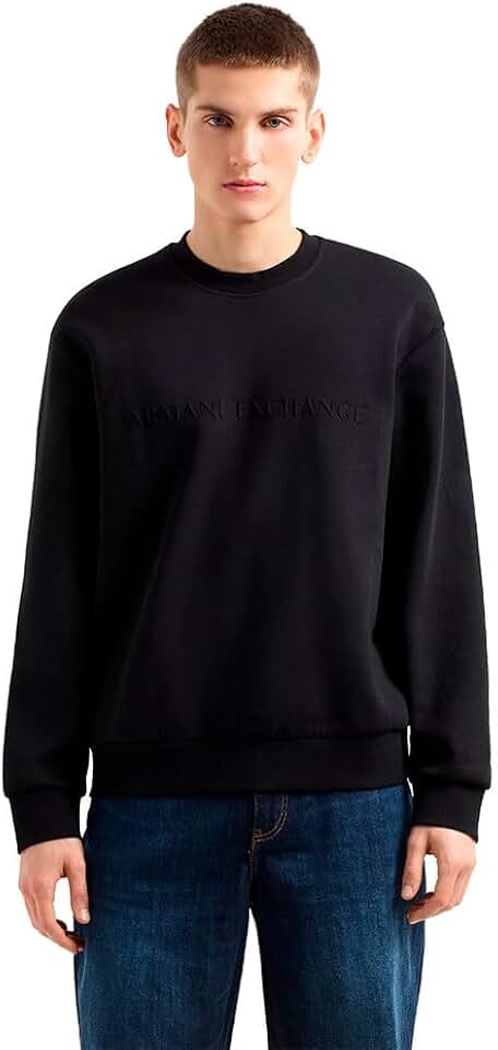 Men's Monochrome Stretch Bonded Logo Sweatshirt