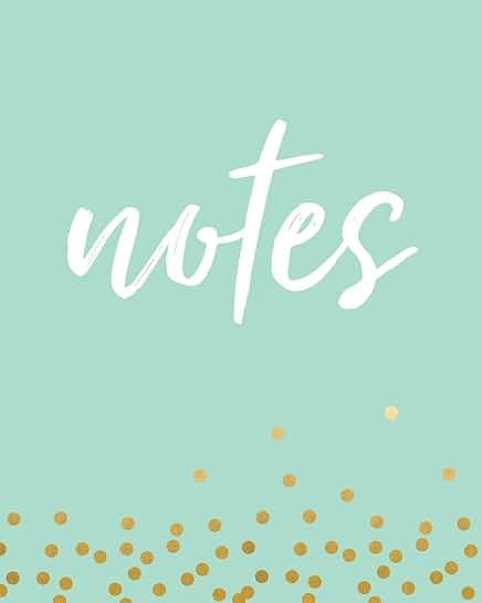 Mint Green Polka Dot Notebook, 150 Pages