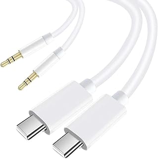 2 Pack 3.3FT USB C to 3.5mm Aux Cable