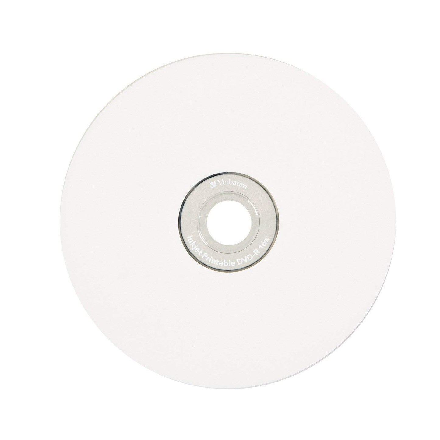 DVD-R 4.7GB 16X White Inkjet Printable with Branded Hub, 100-Disc