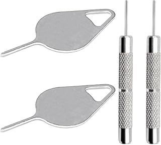 Set of four SIM card removal tools