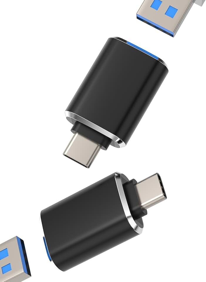 USB-C OTG Adapter for Camera and Devices (2 Pack)