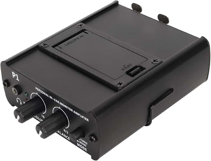 Portable headphone amplifier with dual XLR inputs and studio-grade preamp