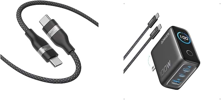 6ft Multi-Color USB C Cable with 240W Power