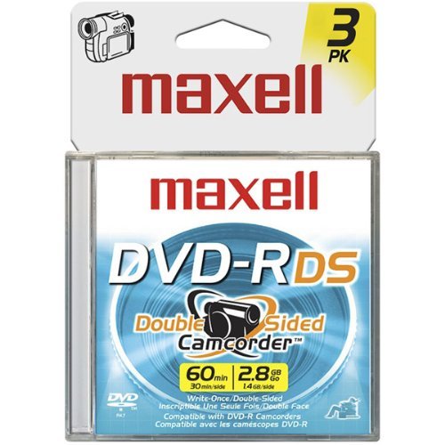 DVD-RW 3-Pack Camcorder (30 min, 1.4 GB)