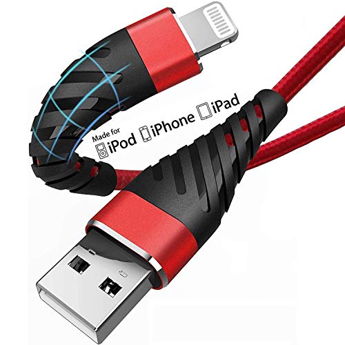 (2 Pack) Long iPhone Charger 10ft for [MFi ], 10 Foot Lightning Cable Fast Charging Cord 10 Feet for iPhone 12/12 Pro/11/11 Pro/11 Pro Max/XS/XS Max/XR/X/8/8 Plus/7/7 Plus/6 Plus