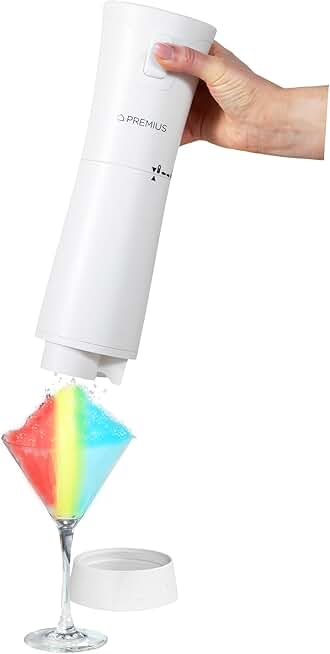 Cordless Shaved Ice Maker with Stand and Recipe Book