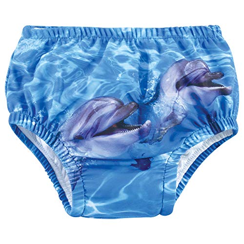 Uni   Swim Diapers, Coral Reef Dolphin, 0-6 Months