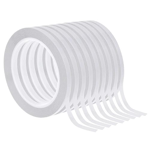 Double-Sided Adhesive Tape, 9 Rolls for Crafts and Office