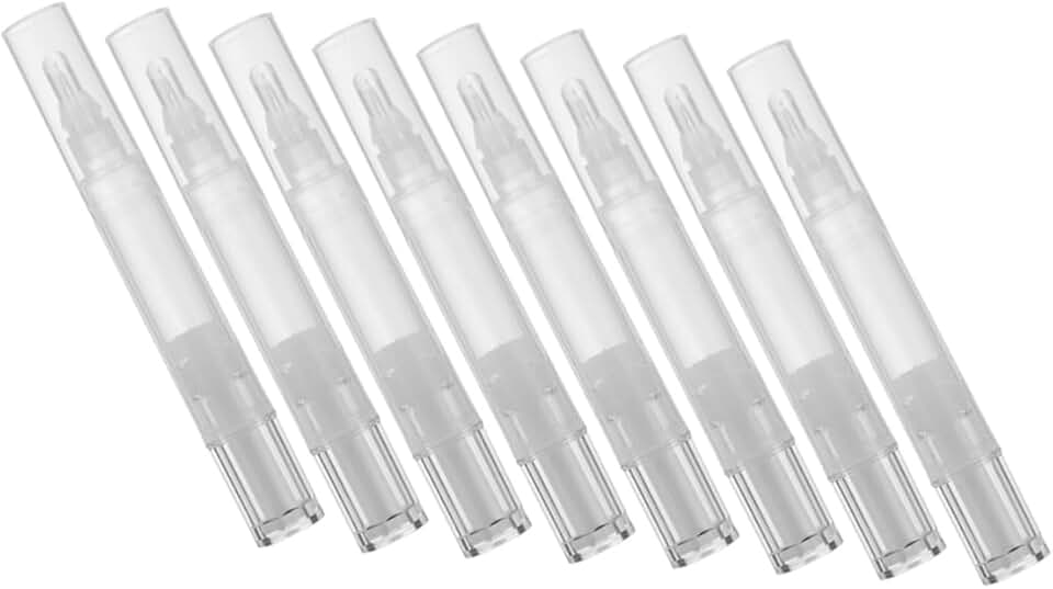 24 Assorted Empty Lip Gloss Bottles for Travel and Makeup