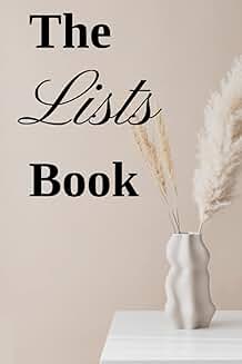 The Lists Book for Your Life and Month