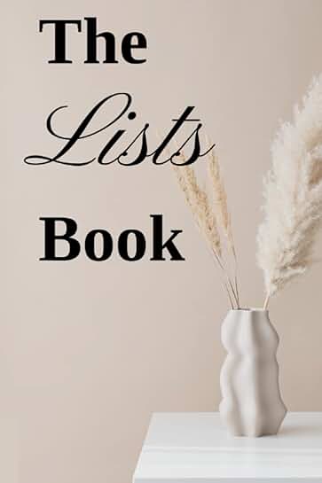 The Lists Book for Your Life and Month