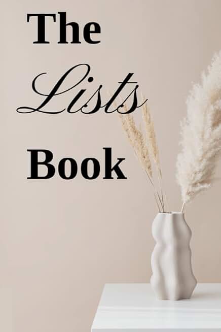 The Lists Book for Your Life and Month