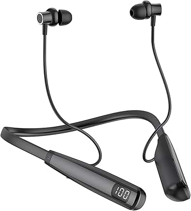 Wireless Sport Neckband Headphones with 100-Hour Battery