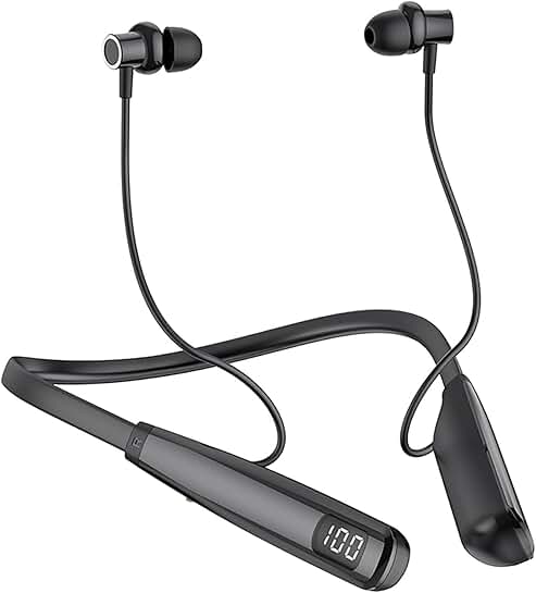 Wireless Sport Neckband Headphones with 100-Hour Battery
