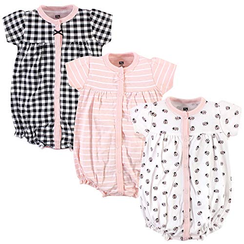 Unisex  Cotton Rompers Ladybug, 0-3 Months