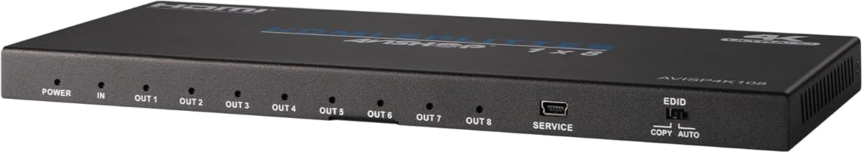 4K HDMI Splitter 1 in 8 Out for Ultra HD Display