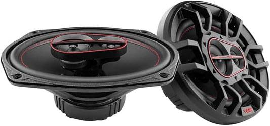 Pair of 6x9 3-Way Coaxial Car Speakers, 180W