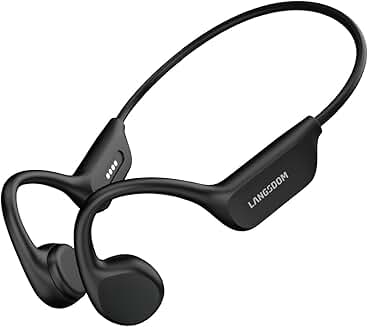 Open-Ear Bone Conduction Headphones, Waterproof, 10H Play