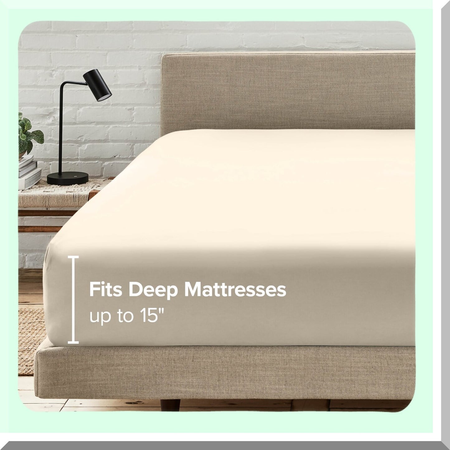 UltraSoft Twin XL Fitted Sheets 5-Pack - Premium 1800 Microfiber Deep Pocket Twin Extra Long Bedding Set - Wrinkle Resistant Sand Color