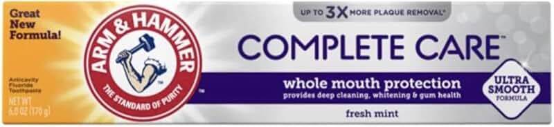 Complete Care Stain Defense Fluoride Toothpaste, 6 oz (6 Pack)