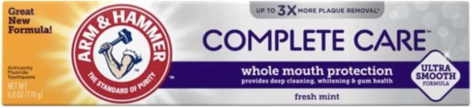 Complete Care Stain Defense Fluoride Toothpaste, 6 oz (6 Pack)
