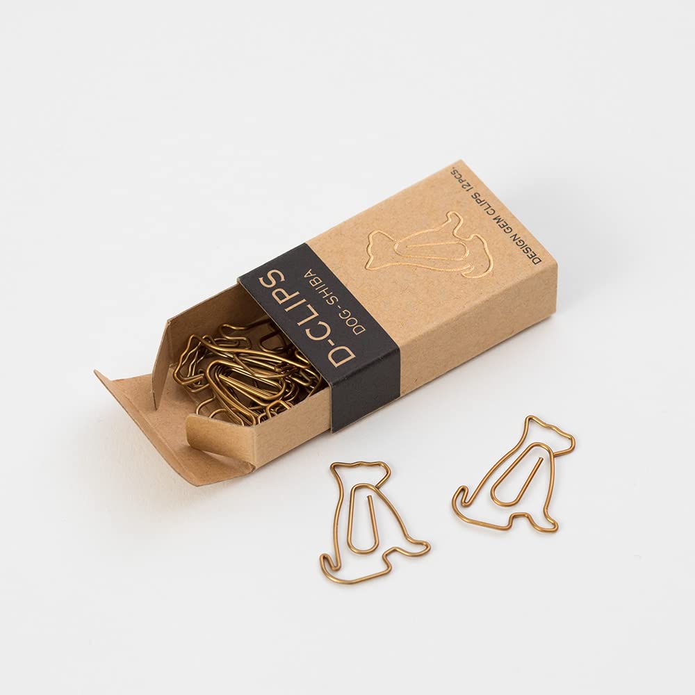 Mini D-Clips Paper Clips, 12 Pieces