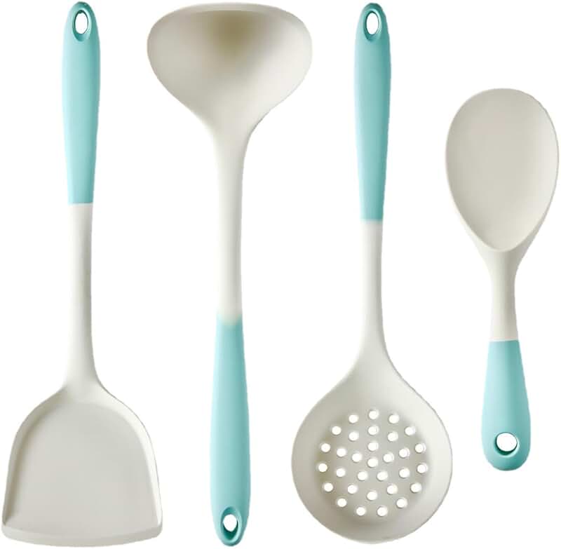 4-Piece Heat-Resistant Silicone Cooking Utensil Set