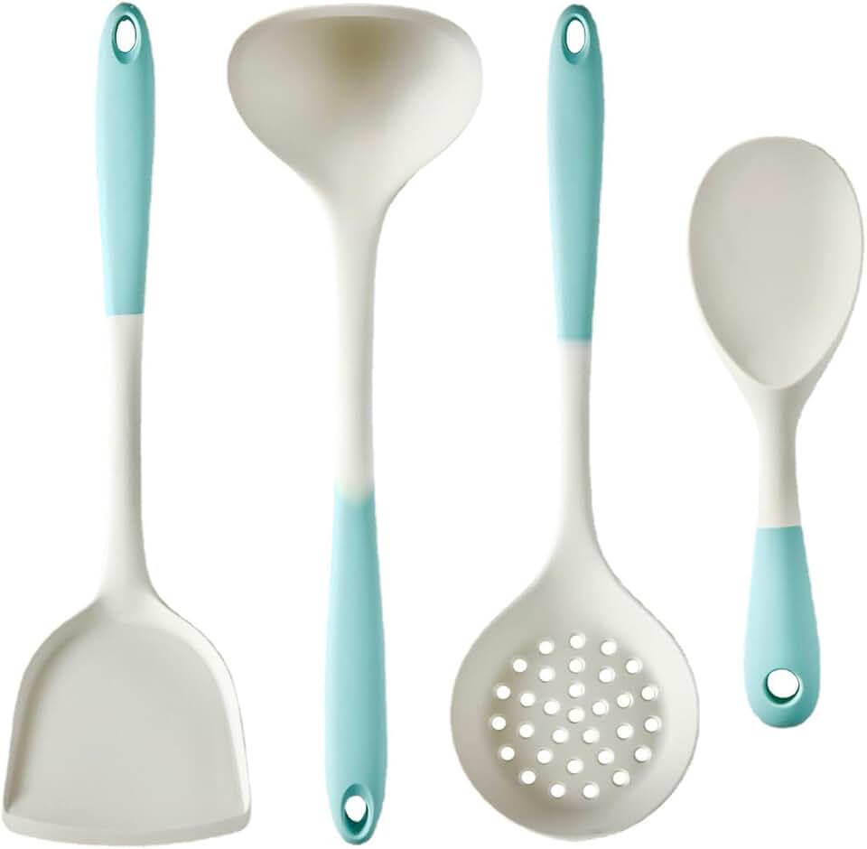 4-Piece Heat-Resistant Silicone Cooking Utensil Set