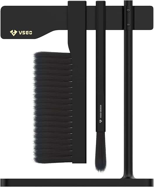 Magnetic Coffee Grinder Brush with Storage Rack