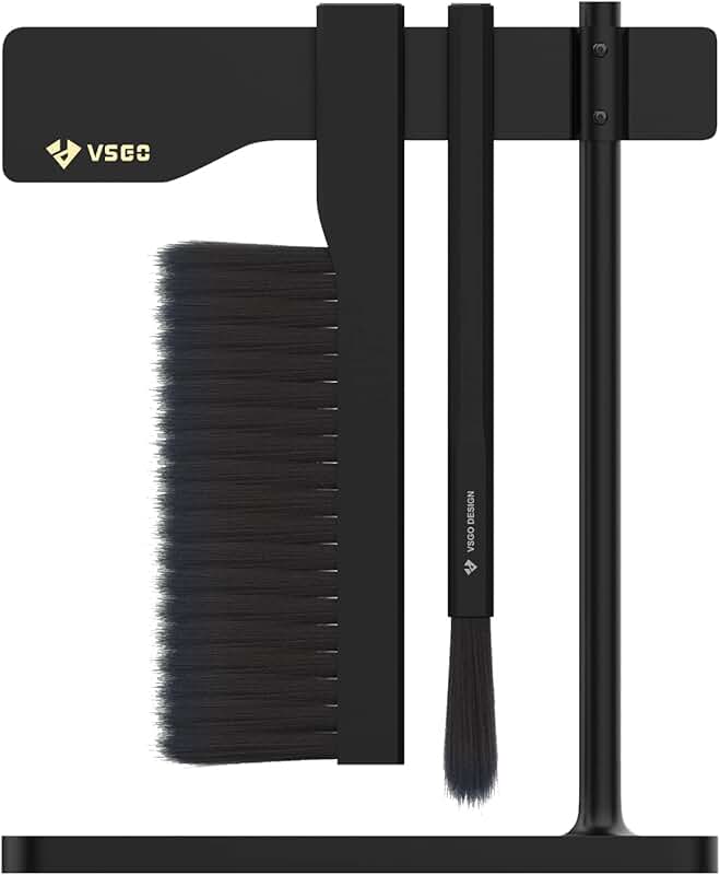 Magnetic Coffee Grinder Brush with Storage Rack