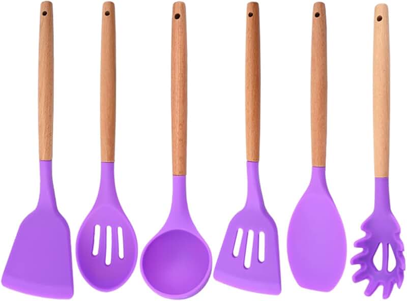 7-Piece Stainless Steel Gold Kitchen Utensil Set