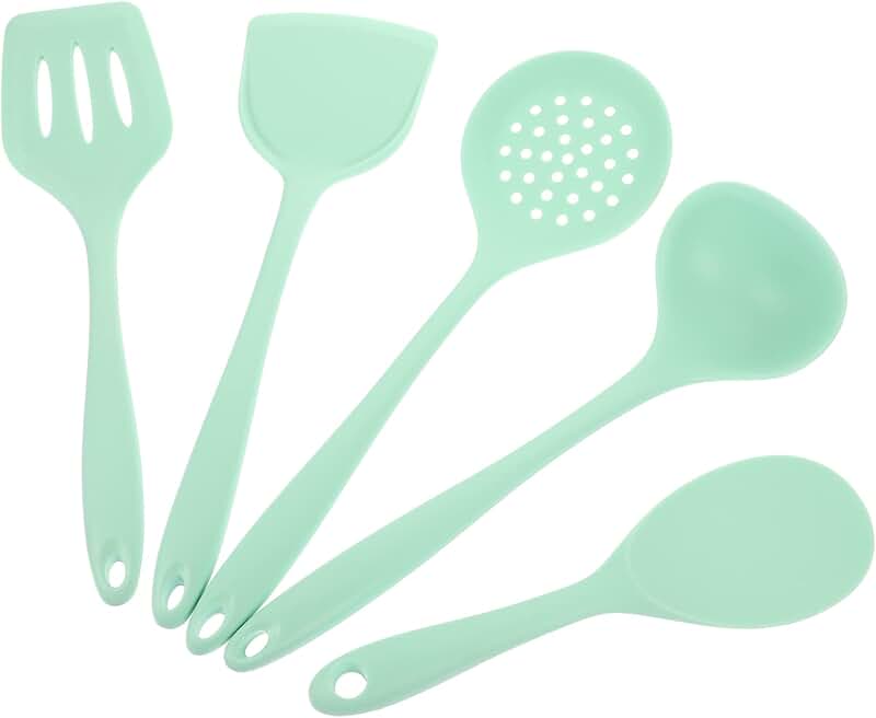 Silicone Kitchen Utensil Set for Nonstick Cookware