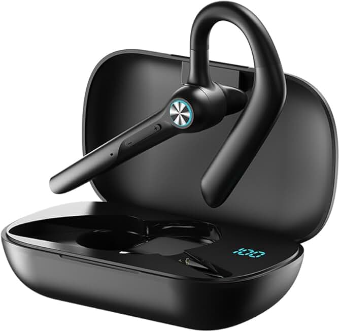 Wireless Bluetooth Business Headphones with Noise Cancellation