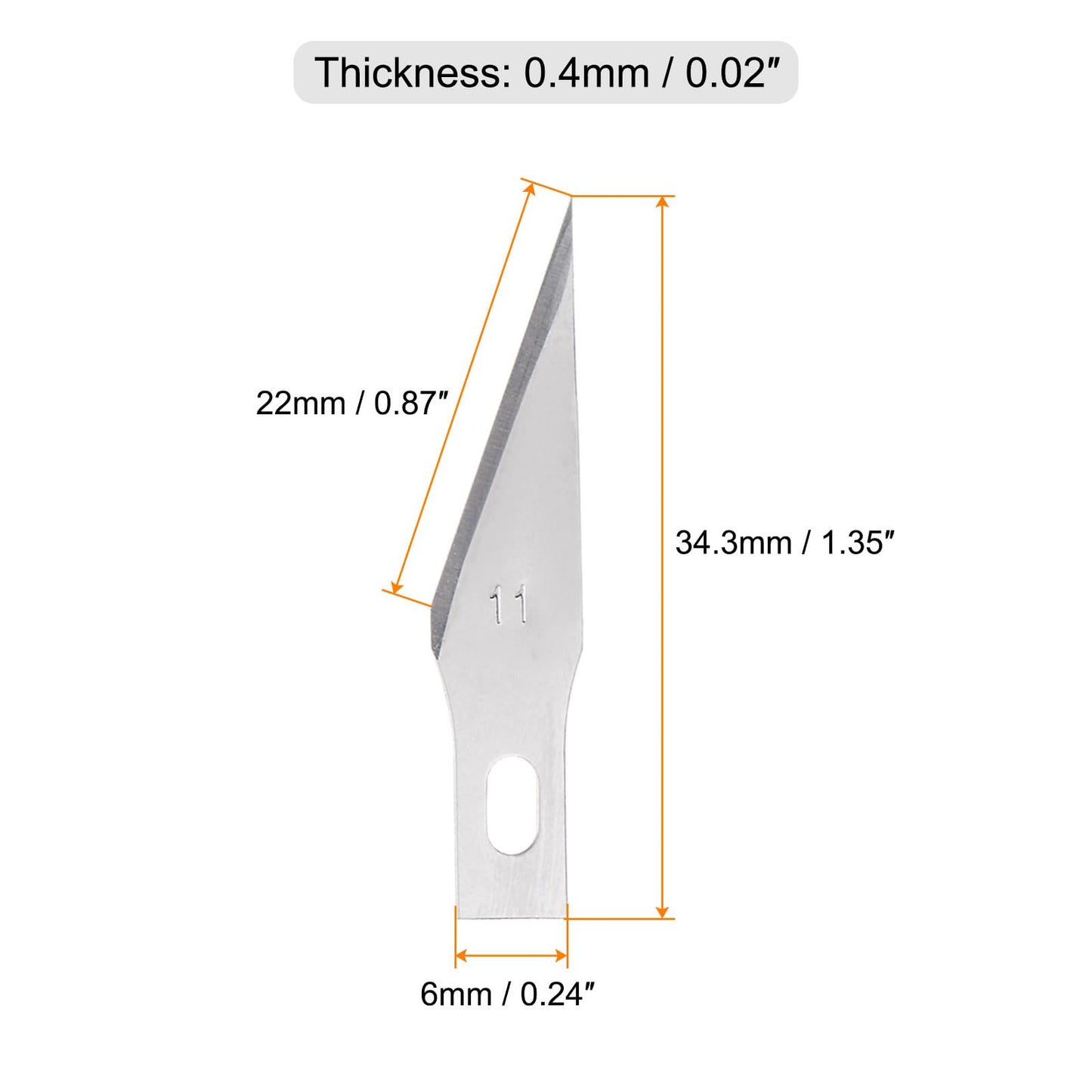 60pcs Hobby Knife Replacement Blades Set for DIY Art Cutting Carving Scrapbooking